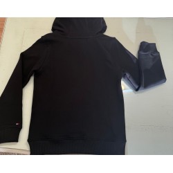 SUDADERA NEGRA CON CAPUCHA TOMMY HILFIGER