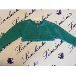 CHAQUETA NIÑA CORTA VERDE