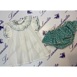 BRAGUITA VOLANTES + BLUSA