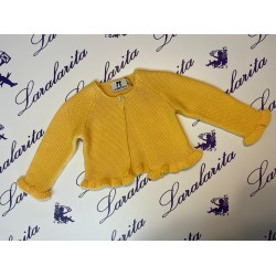CHAQUETA NIÑA 3/4 AMARILLA