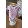 CONJUNTO BEBE CARMEN TABERNER ROSA NUDE