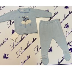 CONJUNTO CONEJO AZUL