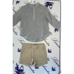 PANTALON MINI CORTO + CAMISA M/L