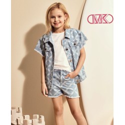CHALECO DENIM AZUL
