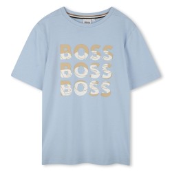 CAMISETA BOSS AZUL CELESTE