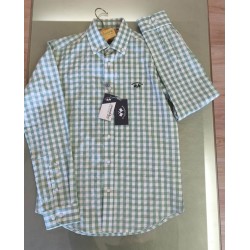CAMISA VERDE CUADROS SPAGNOLO